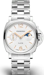 Panerai Luminor Due PAM 01301 Stainless steel White