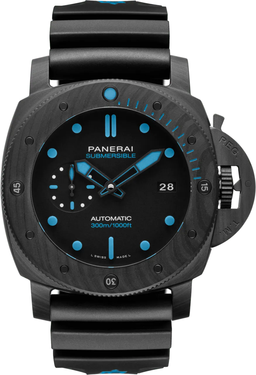 Panerai Luminor GMT Automatic PAM 01616 47mm Carbon fiber Black