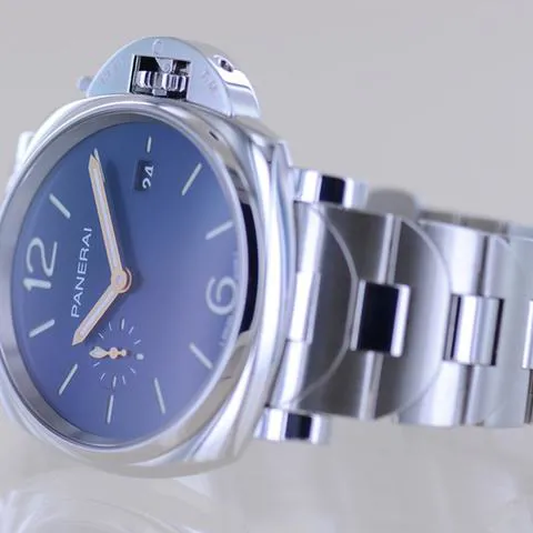 Panerai Luminor Marina PAM 01124 42mm Stainless steel Blue 14