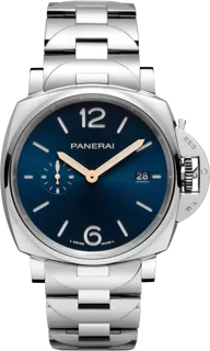 Panerai Luminor Marina PAM 01124 Stainless steel Blue