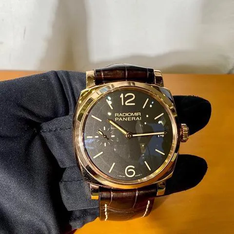 Panerai Radiomir 1940 PAM 00515 47mm Rose gold Brown