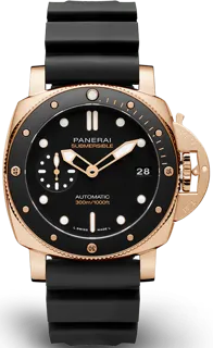 Panerai Submersible PAM02164 Goldtech Black