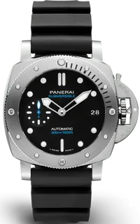 Panerai Submersible PAM02973 Stainless steel Black