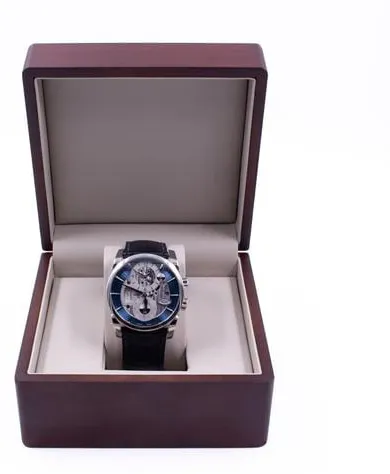 Parmigiani Fleurier Tonda PFC231-0001800-HA3142 42mm Stainless steel Azul/plateada, 7