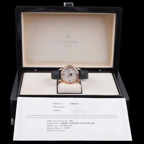 Patek Philippe Annual Calendar 5146R-001 39mm Rose gold Beige 1