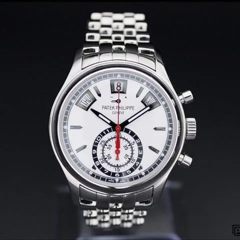 Patek Philippe Annual Calendar Chronograph 5960/1A-001 40.5mm Stainless steel Silver