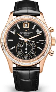 Patek Philippe Annual Calendar Chronograph 5961R-010 Rose gold Black