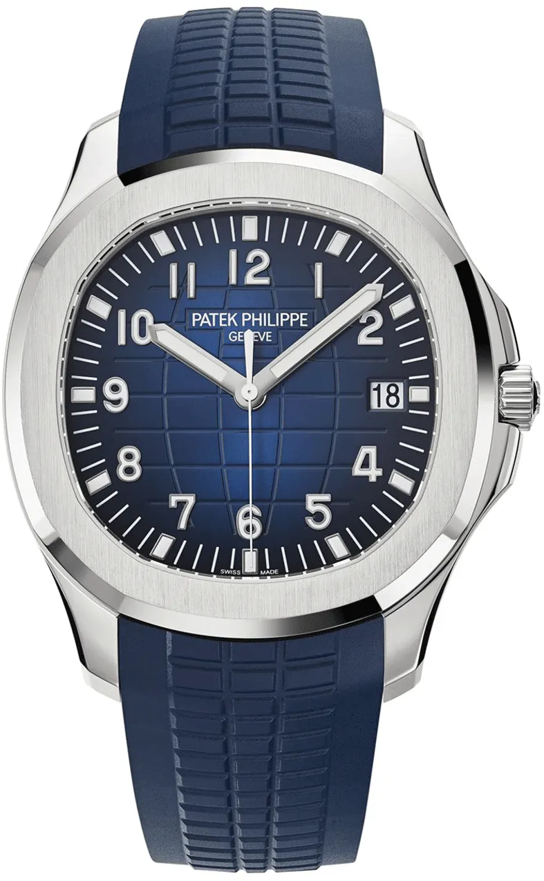 Patek Philippe Aquanaut 5168G-001 42mm White gold and 18k white gold Blue