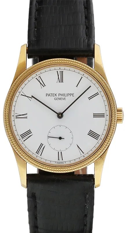 Patek Philippe Calatrava 3796J 30mm Yellow gold and 18k yellow gold White