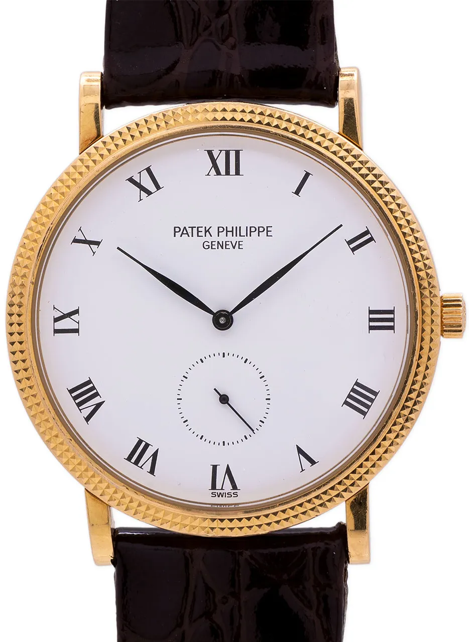 Patek Philippe Calatrava 3919 33mm 18K YG White