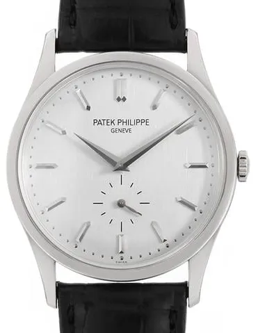 Patek Philippe Calatrava 5196G-001 37mm White gold Silver