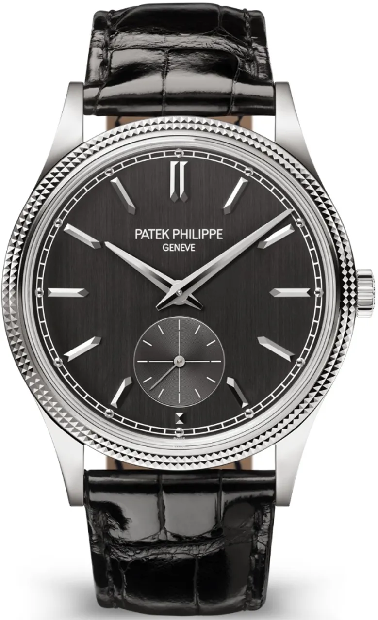 Patek Philippe Calatrava 6119G-001 39mm White gold and 18k white gold Gray