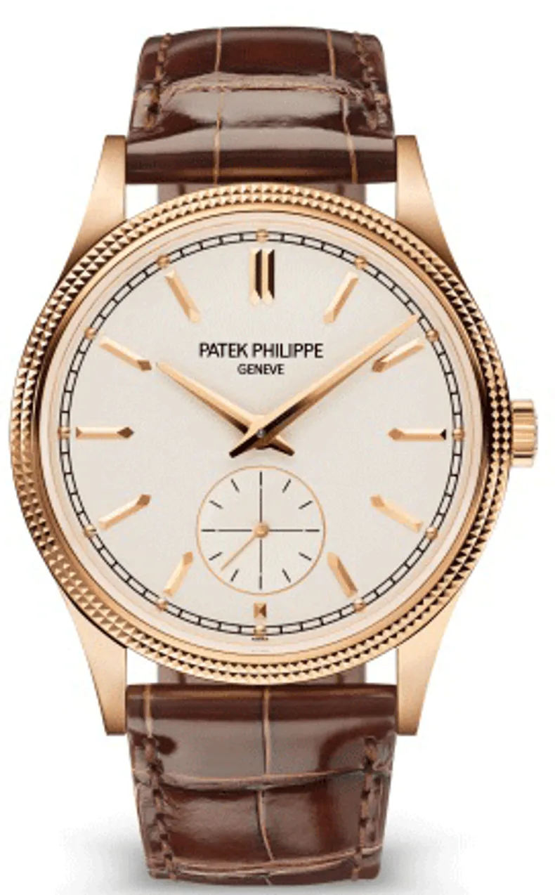 Patek Philippe Calatrava 6119R-001 39mm Rose gold and 18k rose gold Silver