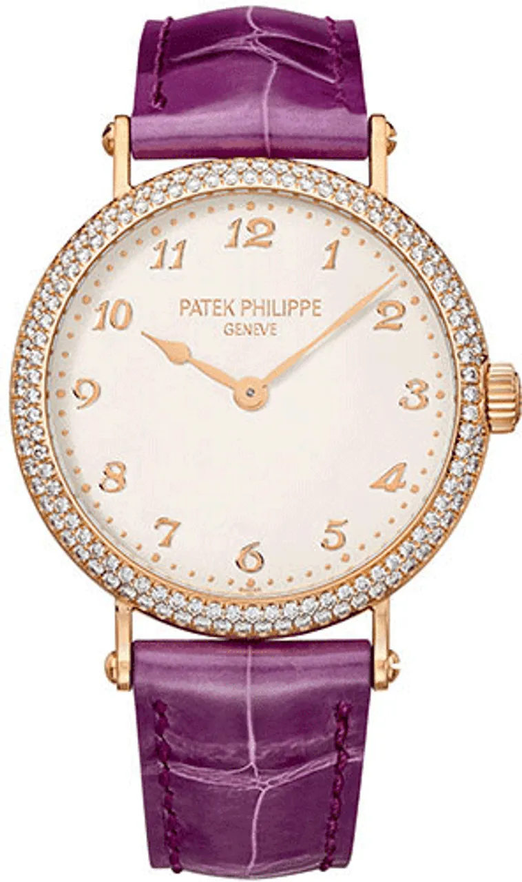 Patek Philippe Calatrava 7200/200R-001 34.5mm Rose gold and 18k rose gold Silver