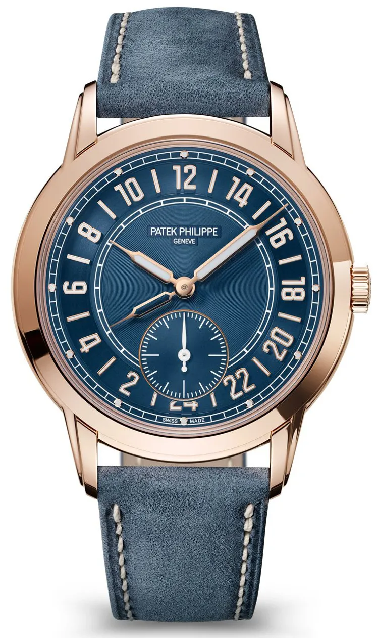 Patek Philippe Complications 5224R-001 42mm Rose gold and 18k rose gold Blue