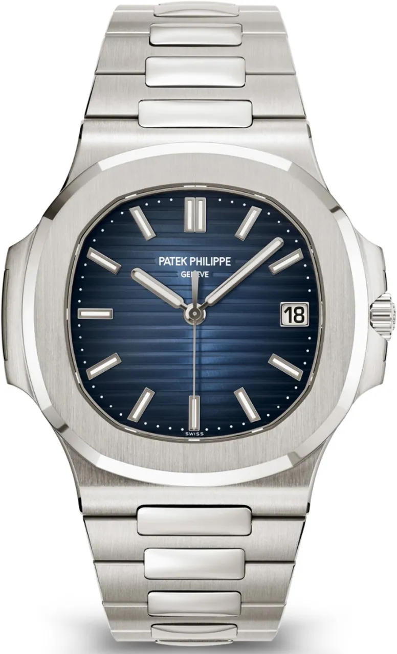 Patek Philippe Nautilus 5811/1G-001 41mm White gold and 18k white gold Blue