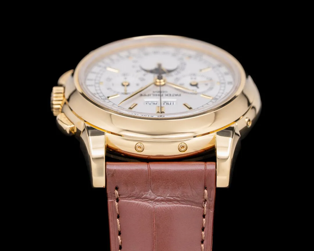 Patek Philippe Perpetual Calendar Chronograph 5970J-001 40mm Yellow gold Silver 7