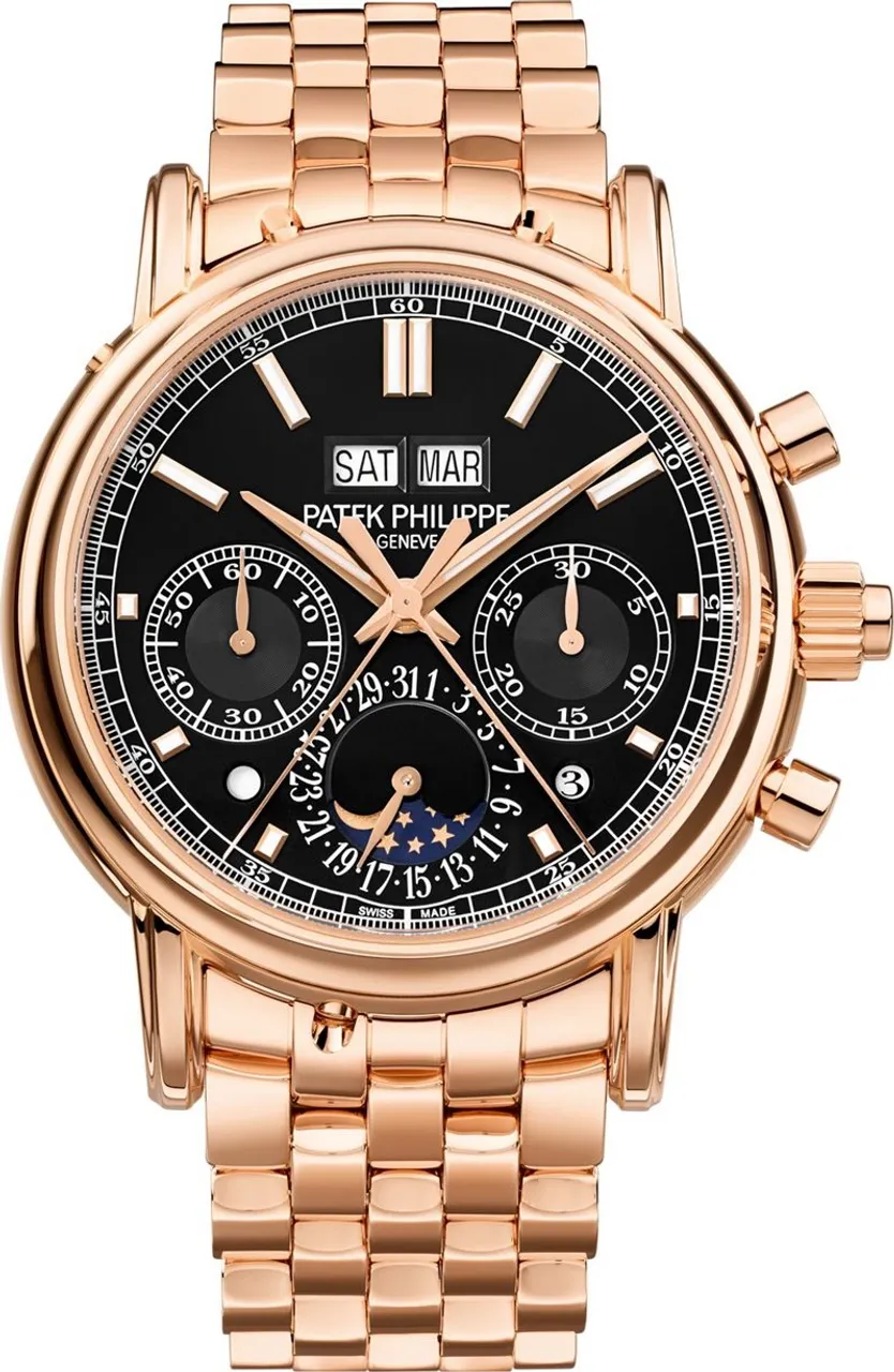 Patek Philippe Perpetual Calendar Split-Seconds Chronograph 5204/1R-001 40mm Rose gold Black