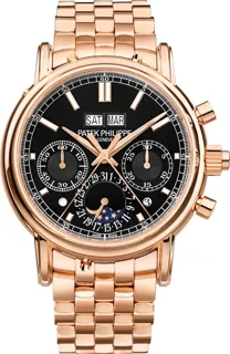 Patek Philippe Perpetual Calendar Split-Seconds Chronograph 5204/1R-001 Rose gold Black