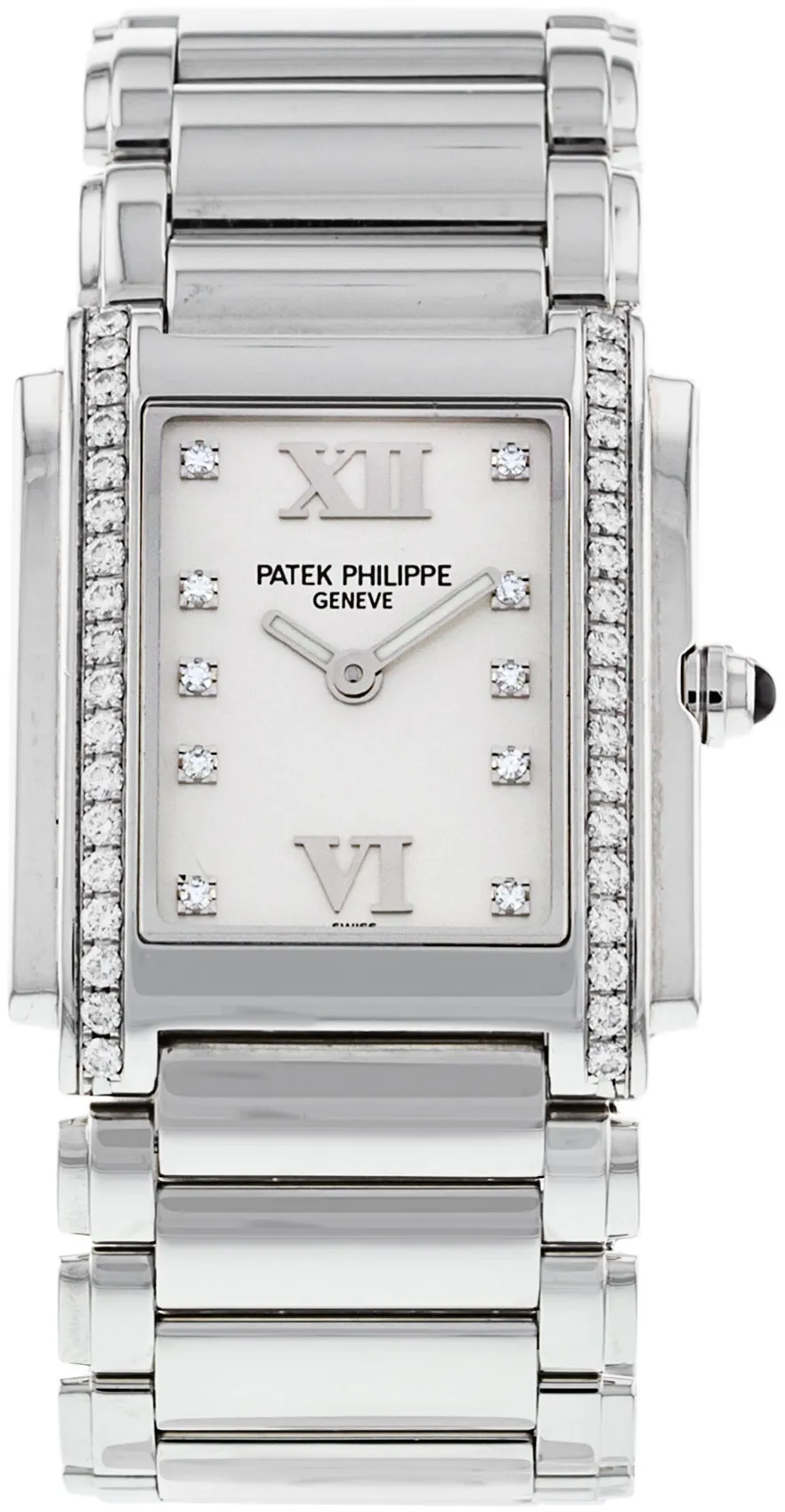 Patek Philippe Twenty~4 4910/10A-011 25mm Stainless steel White