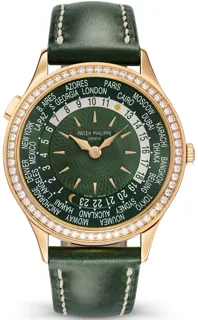 Patek Philippe World Time 7130R-014 Rose gold Green