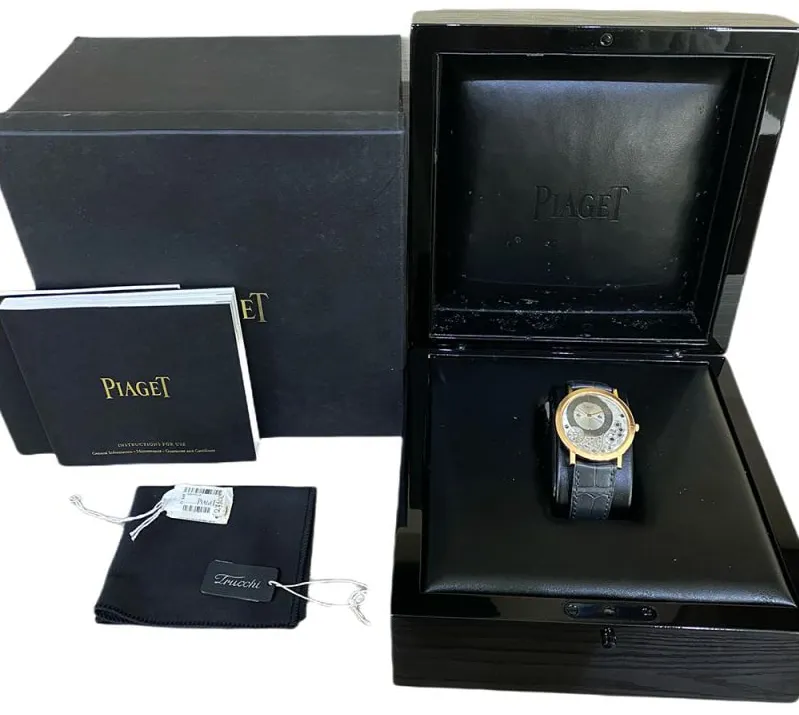 Piaget Altiplano G0A39110 38mm Rose gold Silver 5