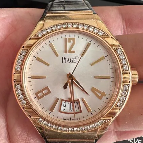 Piaget Polo G0A38159 43mm Rose gold Silver