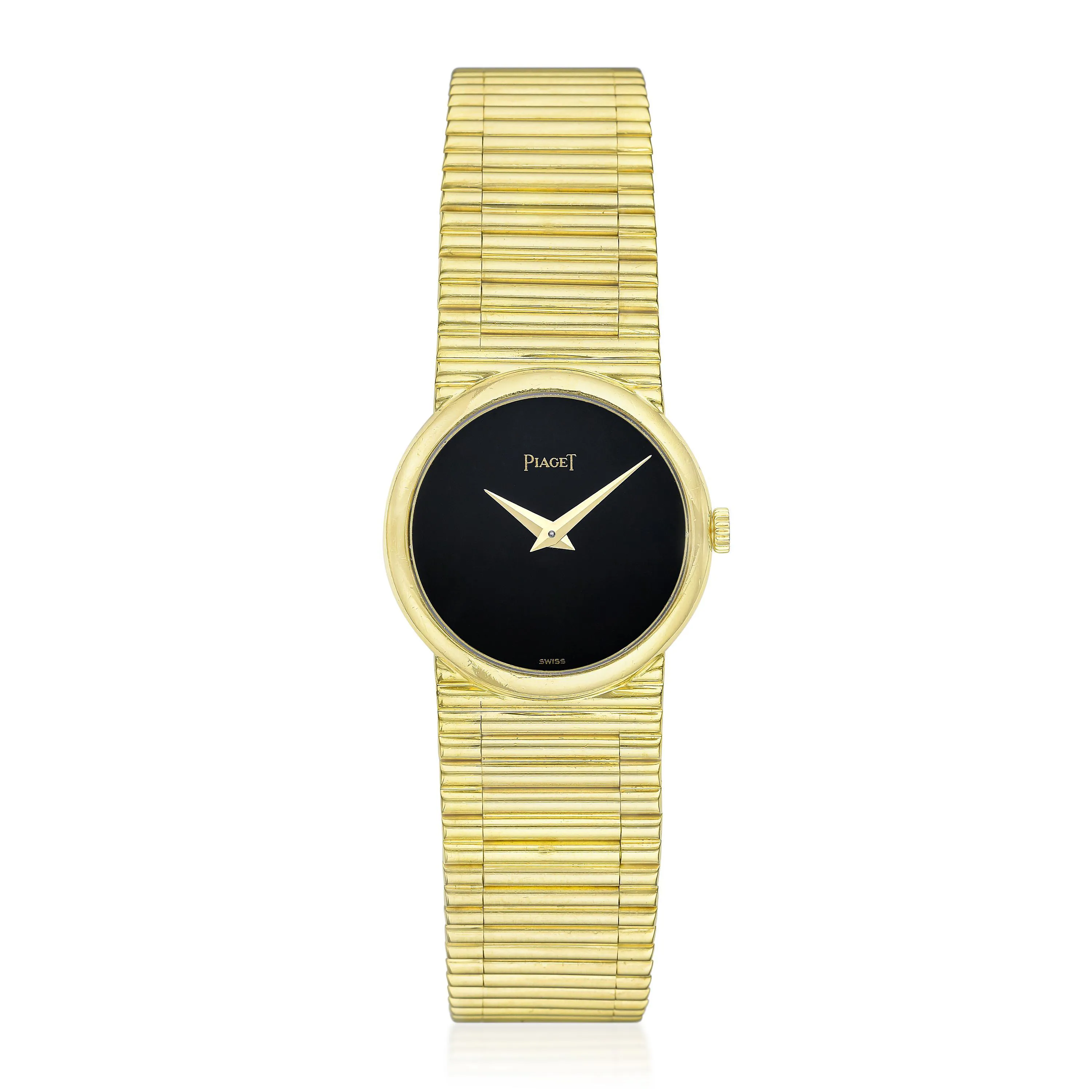 Piaget 922 G1 24mm 18k yellow gold Black