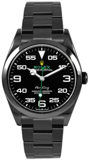 Rolex Air King 126900DLC Stainless steel Black