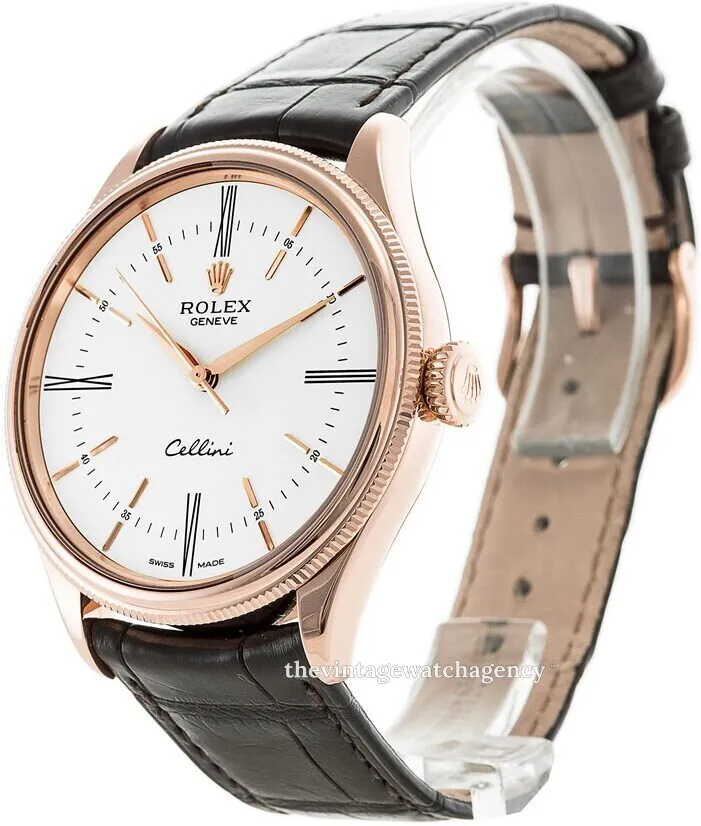 Rolex Cellini 50505-0020 39mm Rose gold White 1