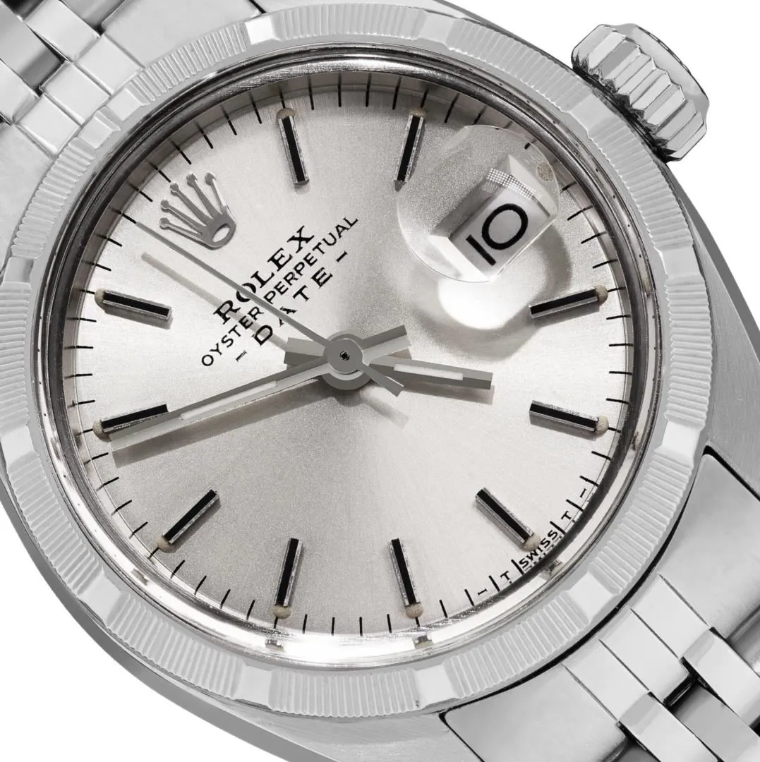 Rolex Date 26mm Stainless steel Silver