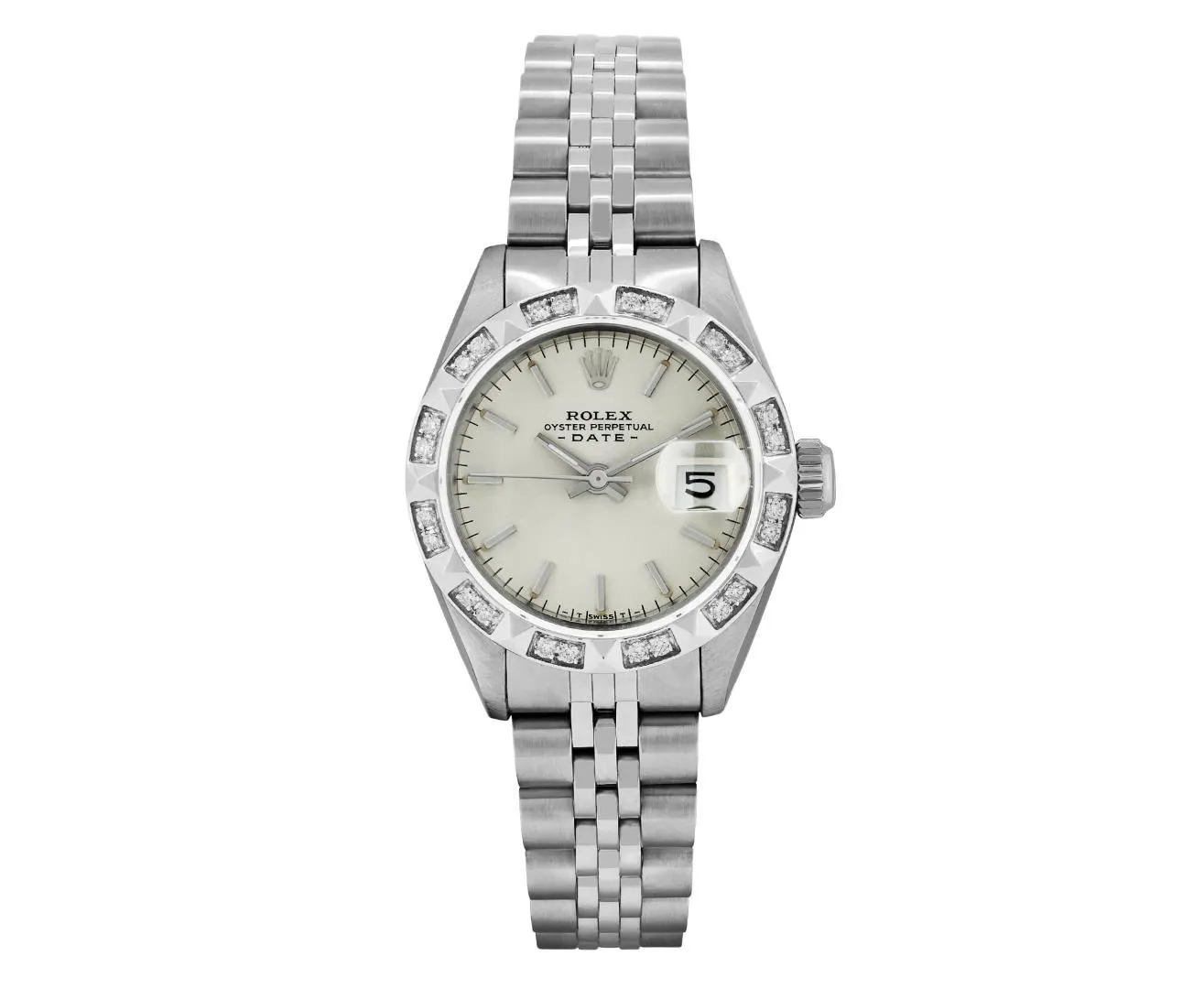 Rolex Date 26mm Stainless steel Silver 1