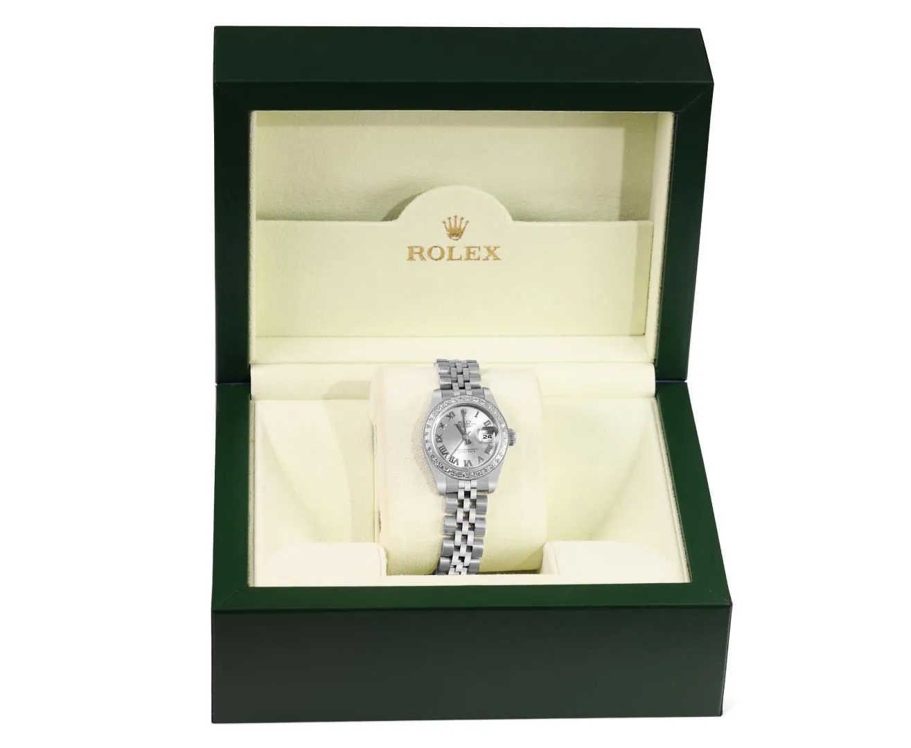 Rolex Date 26mm Stainless steel Silver 8