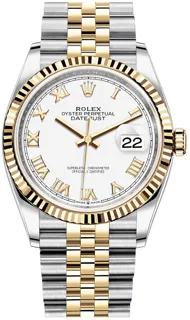 Rolex Datejust 126233WRJ Stainless steel White