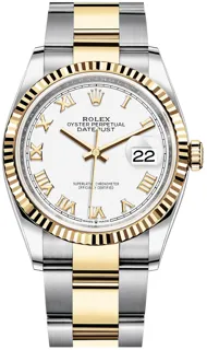 Rolex Datejust 126233WRO Stainless steel White