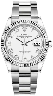 Rolex Datejust 126234WRO Stainless steel White