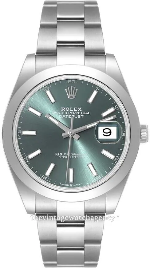 Rolex Datejust 126300-0019 41mm Oystersteel Green