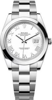 Rolex Datejust 126300WRO Stainless steel White