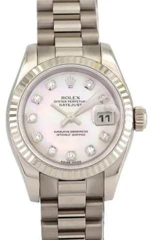 Rolex Datejust 179179NG 26mm White gold Rose