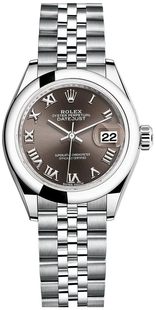 Rolex Datejust 279160BRSJ 28mm Stainless steel Black