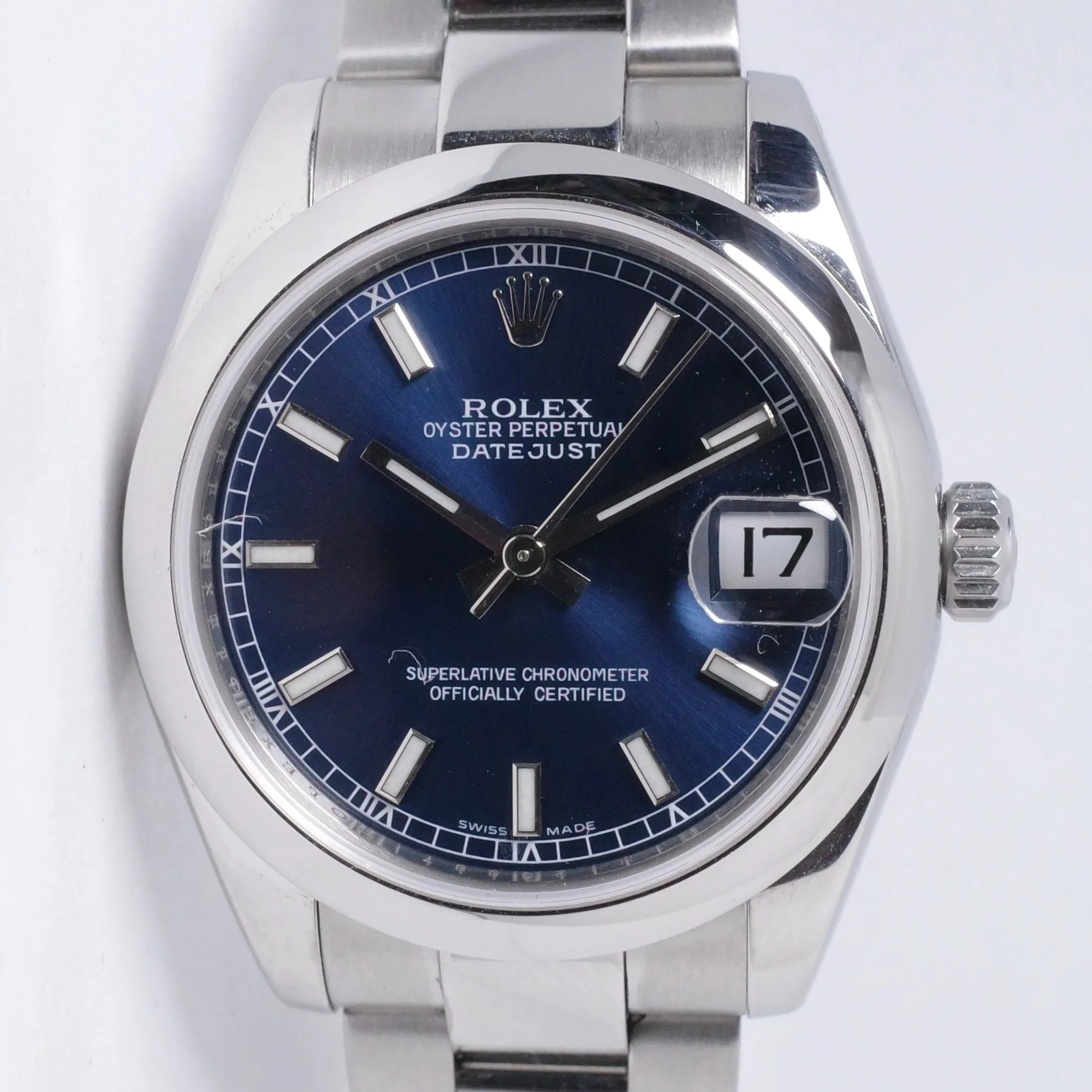 Rolex Datejust 31 178240 31mm Stainless steel Blue