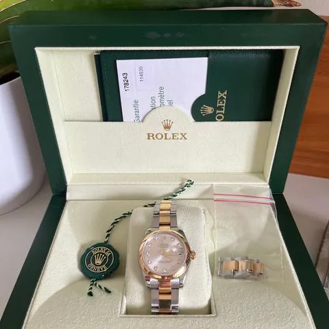 Rolex Datejust 31 178243 31mm Yellow gold and Stainless steel Mother-of-pearl