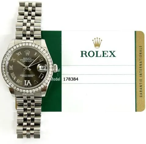 Rolex Datejust 31 178384 31mm Stainless steel Gray