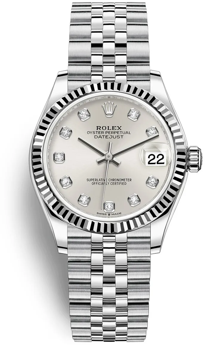 Rolex Datejust 31 278274SDJ 31mm White gold and Stainless steel Silver