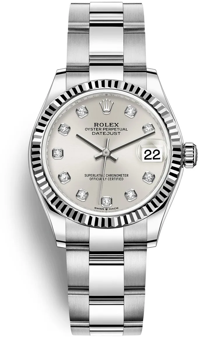 Rolex Datejust 31 278274SDO 31mm White gold and Stainless steel Silver