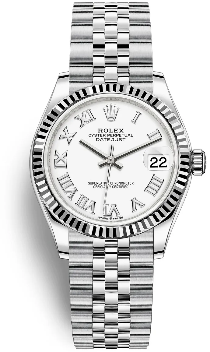 Rolex Datejust 31 278274WRJ 31mm White gold and Stainless steel White