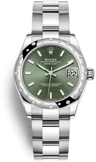 Rolex Datejust 31 278344RIO White gold and Stainless steel Green