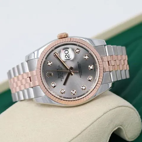 Rolex Datejust 36 116231 36mm Yellow gold and Stainless steel Gray 2