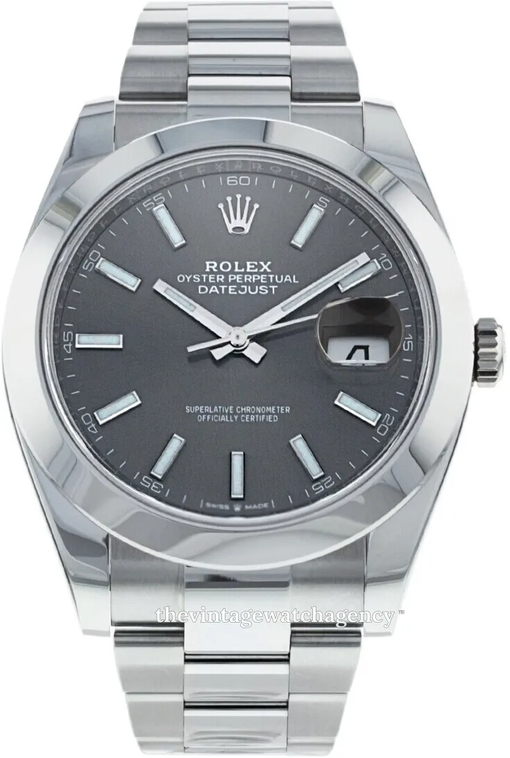 Rolex Datejust 41 126300-0007 41mm Oystersteel Gray