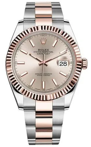 Rolex Datejust 41 126331 41mm Yellow gold and Stainless steel Rose gold